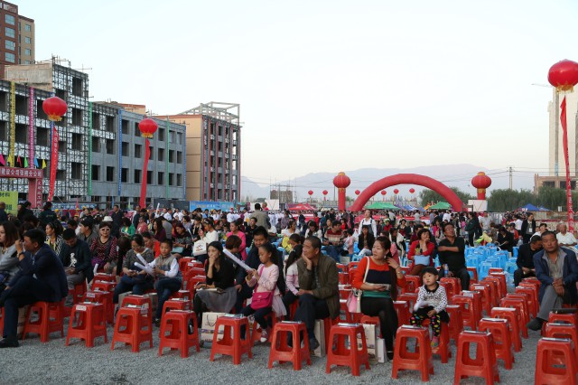 甘肅加盟商活動現(xiàn)場人山人海